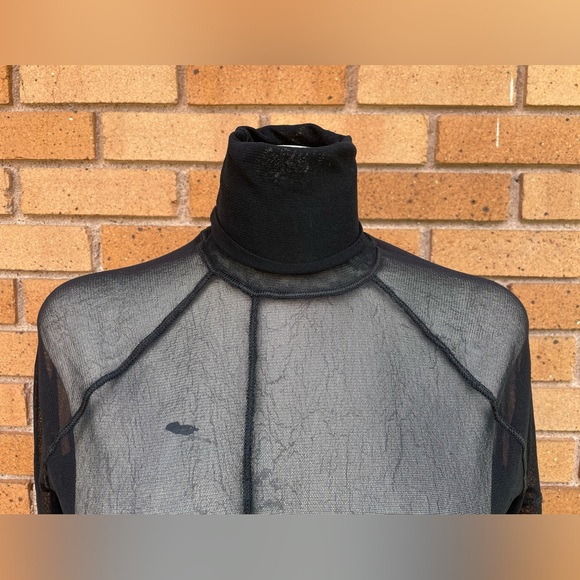 Vintage Jean Paul Gaultier Maille Classique Mesh Turtleneck - Picture 6 of 10